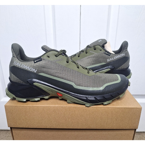 Salomon Alphacross 5 GTX Olive Night Black Deep Lichen Gore-Tex size 13 No Box main image 7